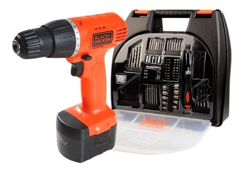 Parafusadeira E Furadeira 12V Com 101 Acessórios Cd121K100-B Menor preço em Parafusadeira E Furadeira 12V Com 101 Acessórios Cd121K100-B