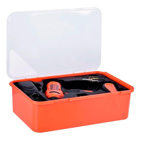 Parafusadeira e Furadeira à Bateria 12V Bivolt LD12SP-BR BLACK & DECKER + Kit de Brocas com 5 Peças Menor preço em Parafusadeira e Furadeira à Bateria 12V Bivolt LD12SP-BR BLACK & DECKER + Kit de Brocas com 5 Peças