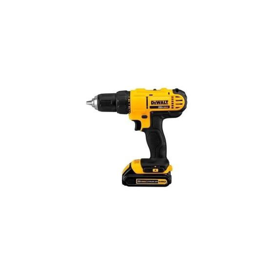 Imagem de Parafusadeira e Furadeira Impacto 1/2 Pol. Bateria 20V 1,3 Ah Lítio Bivolt - DEWALT-DCD776C2-BR 