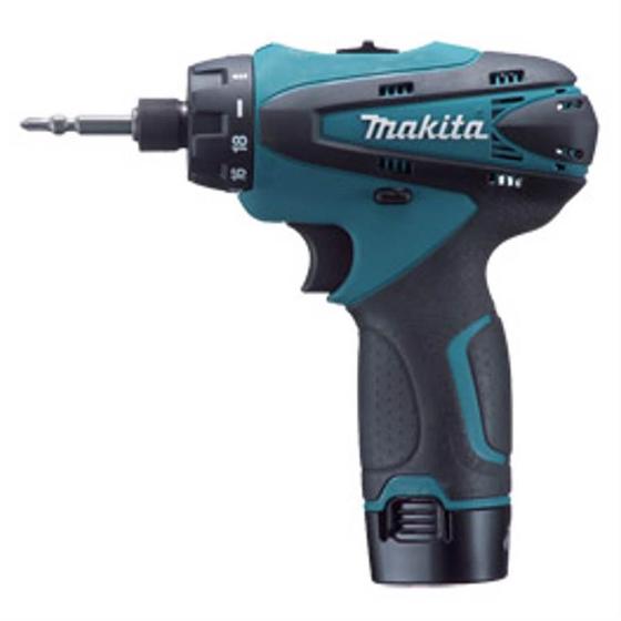 Imagem de Parafusadeira Furadeira 220V Com 2 Baterias 10ns Litio -DF030DWE - MAKITA