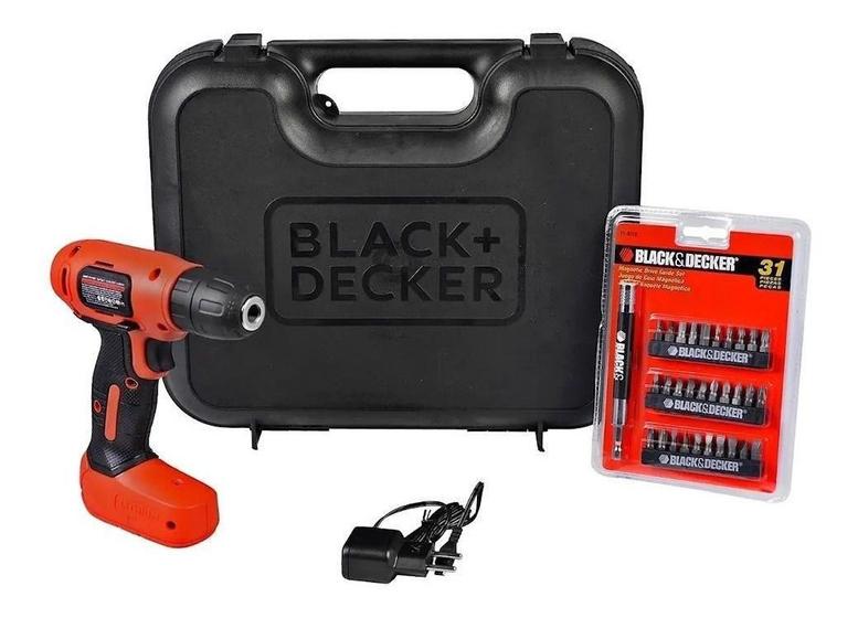 Parafusadeira Furadeira 3/8 Black Decker Maleta E Acessórios Menor preço em Parafusadeira Furadeira 3/8 Black Decker Maleta E Acessórios