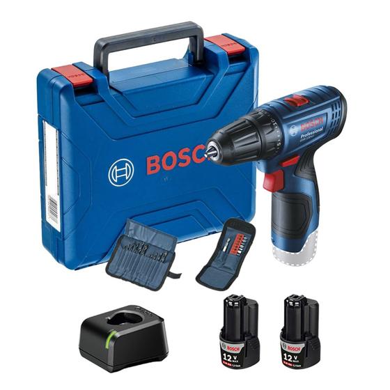 Parafusadeira Furadeira Bosch GSR 120-LI 12V 2 Baterias e maleta Menor preço em Parafusadeira Furadeira Bosch GSR 120-LI 12V 2 Baterias e maleta
