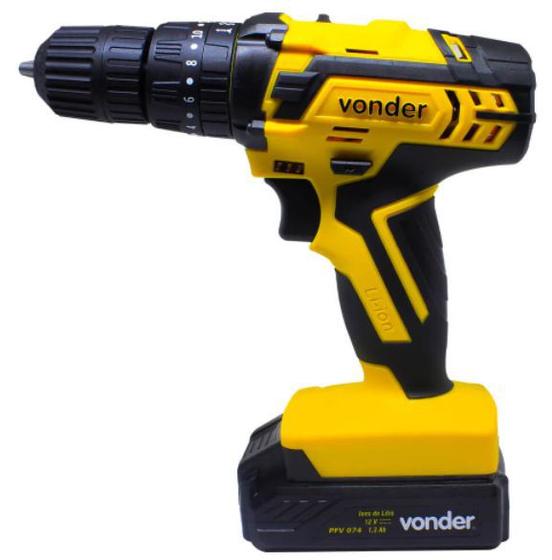 Parafusadeira / Furadeira Com Impacto - PFV074 - Vonder Menor preço em Parafusadeira / Furadeira Com Impacto - PFV074 - Vonder