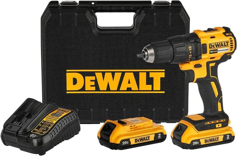 Imagem de Parafusadeira Furadeira de Impacto 20V Bivolt DCD7781D2 Brushless  C/ 2 Baterias 2AH Dewalt