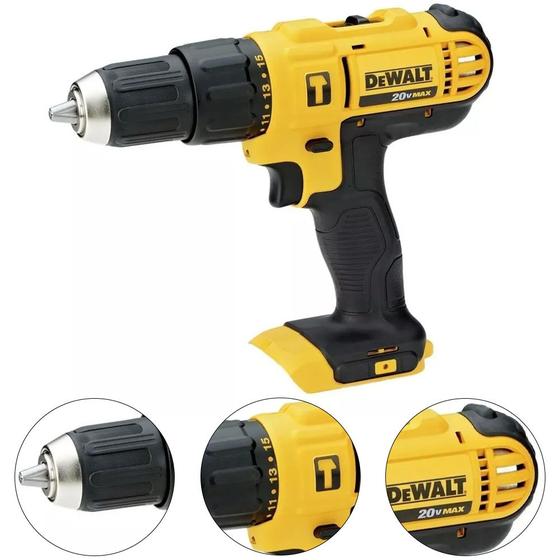 Imagem de Parafusadeira furadeira de impacto 20v dcd776b dewalt