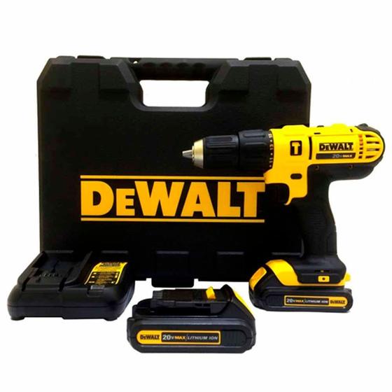 Imagem de Parafusadeira Furadeira de Impacto a Bateria 1/2" Dewalt DCD776C2BR