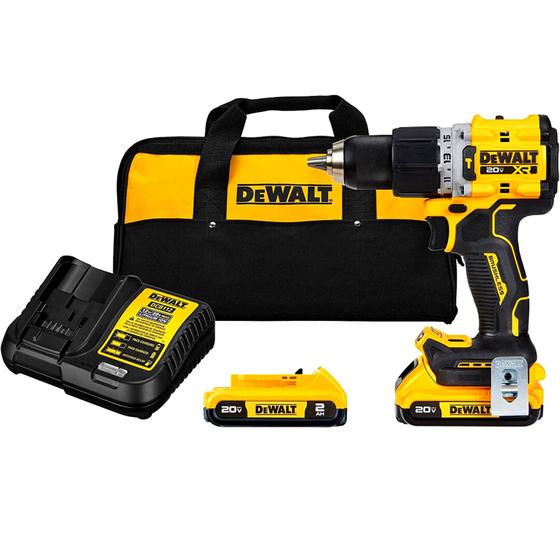 Imagem de Parafusadeira furadeira de impacto dcd805 de 20v da dewalt c/ acesórios