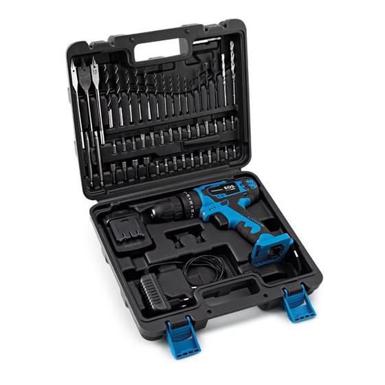 Imagem de Parafusadeira Furadeira De Impacto Profissional Max Pro Bateria 12V EPF01MF - EOS