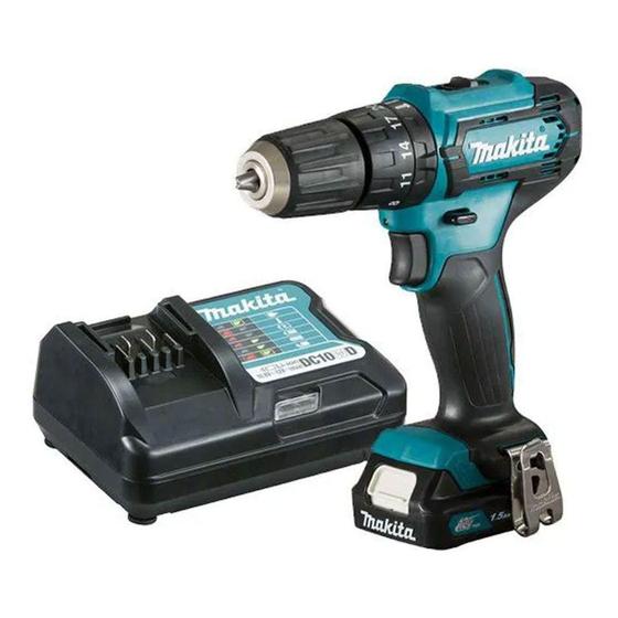 Imagem de Parafusadeira/Furadeira Imp.Bat 12v HP333dWX3 1 Bat - Makita