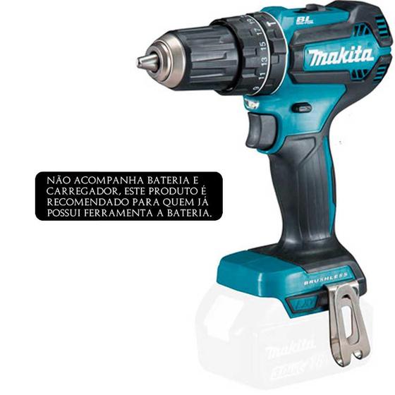 Imagem de Parafusadeira / Furadeira Impacto 1/2 Bat 18V Makita Dhp485Z