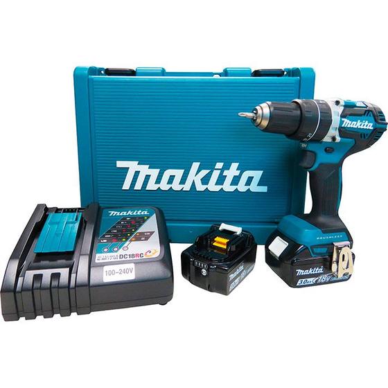 Imagem de Parafusadeira / Furadeira Impacto 18v DHP484RFE Makita