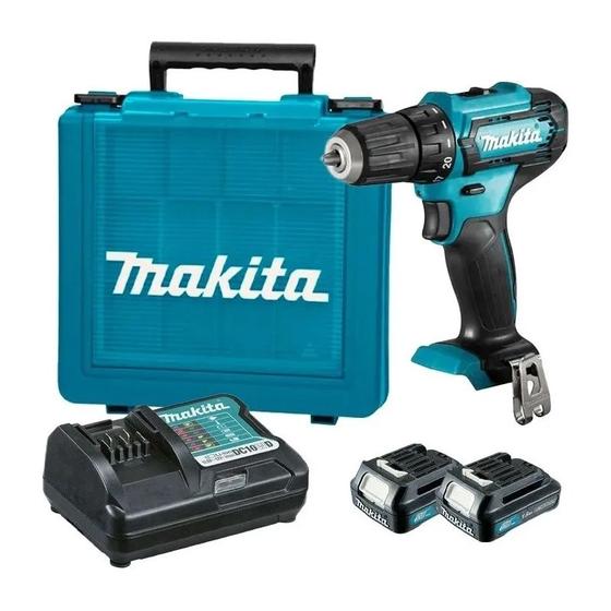 Imagem de Parafusadeira Furadeira Impacto 2 Bat 12v Makita Hp333