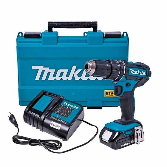 Imagem de Parafusadeira/Furadeira Impacto Bat18v Makita DHP482SY