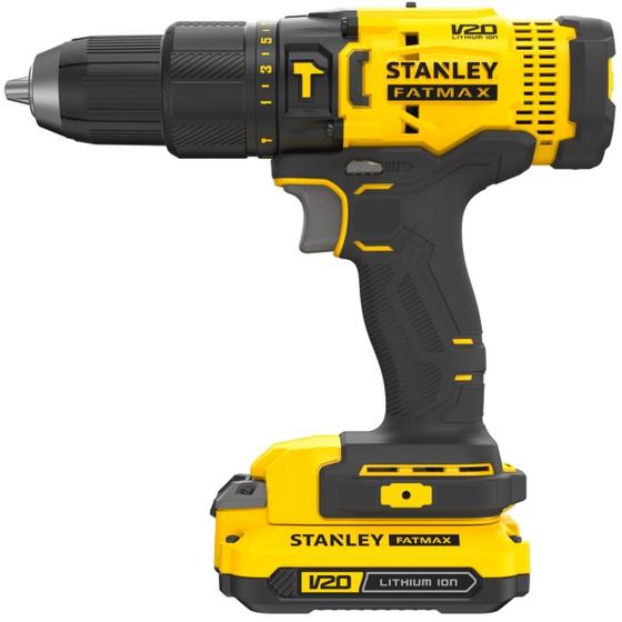 Parafusadeira / Furadeira Stanley 1/2" 20V 2 Bat. Bivolt SCD700C2K-BR Menor preço em Parafusadeira / Furadeira Stanley 1/2" 20V 2 Bat. Bivolt SCD700C2K-BR