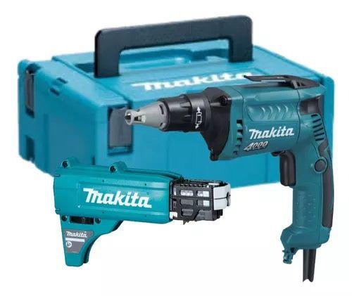 Imagem de Parafusadeira Gesso Com Auto Alimentação Makita Fs4000jx2
