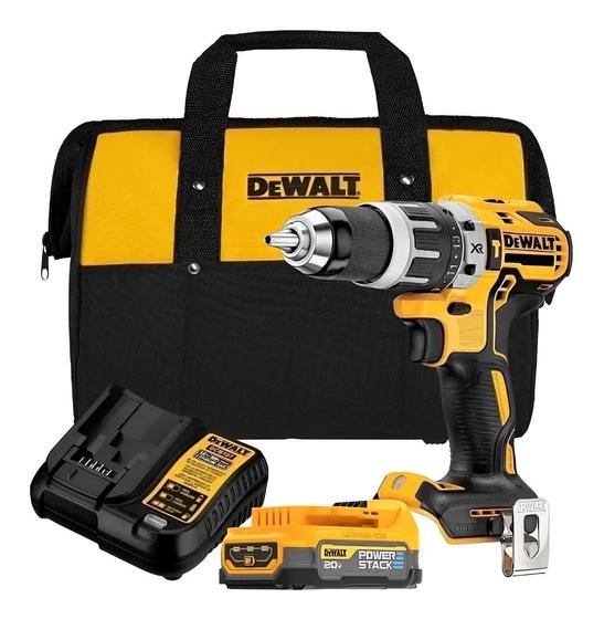 Imagem de Parafusadeira impacto 1/2 pol bateria 1.7ah carregador bolsa dewalt