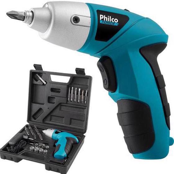 Parafusadeira Philco Force 4 8v PPF01MF com Maleta 42 Acessórios - Bivolt é boa?