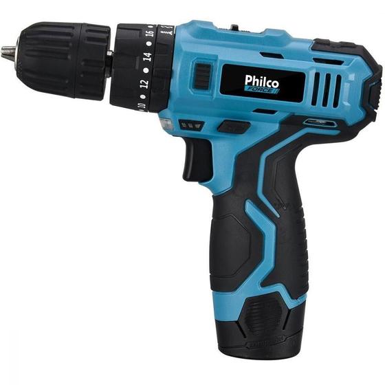 Parafusadeira Philco Force PPF03M 3 em 1 Furadeira e Martelete + Acessórios - Bateria Bivolt Menor preço em Parafusadeira Philco Force PPF03M 3 em 1 Furadeira e Martelete + Acessórios - Bateria Bivolt