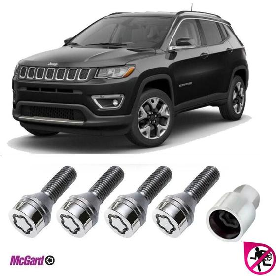 Imagem de Parafuso Antifurto Roda Jeep Compass 2017 A 2023 Original