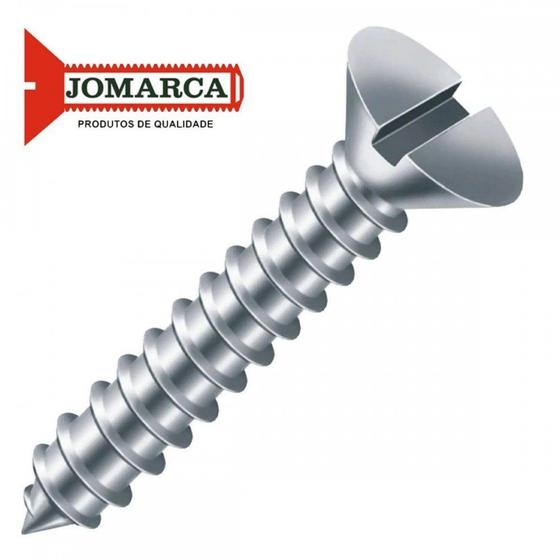 Imagem de Parafuso Auto Atarraxante Chata Fenda Jomarca 6,3 X 22Mm . / Kit C/ 2 Centos