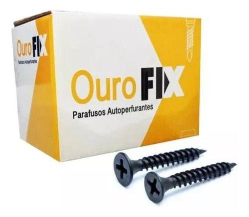 Imagem de Parafuso Drywall Gn25 Ponta Agulha Ourofix Kit 10mil Unidade