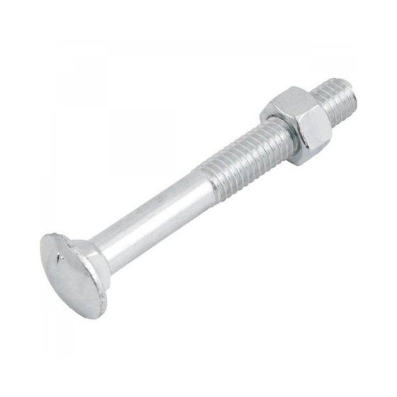Imagem de Parafuso Frances Zincado com Porca 5/16 x 3.1/2" Caixa com 100 Peças TX