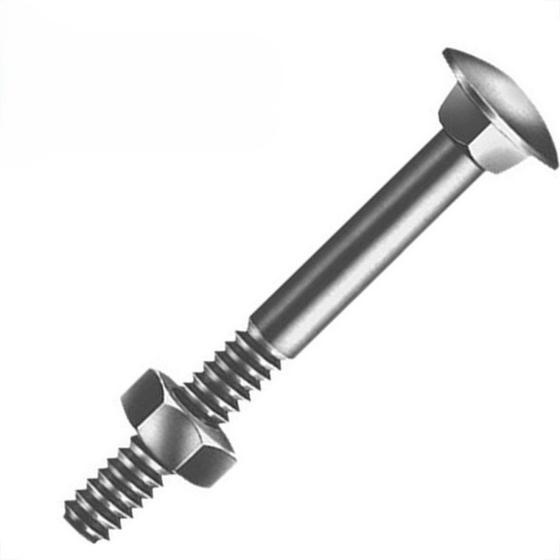 Imagem de Parafuso Frances Zincado Com Porca Jomarca 5/16 X 4.1/2''