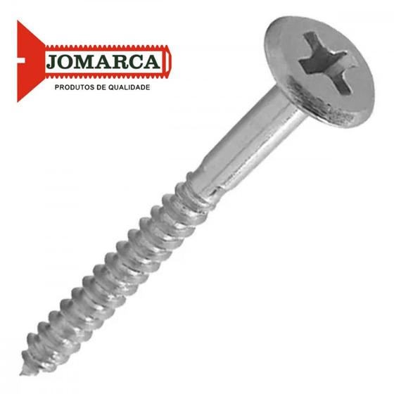 Imagem de Parafuso Madeira Tampinha Jomarca 4,8 X 45Mm ./ Kit Com 2 Centos