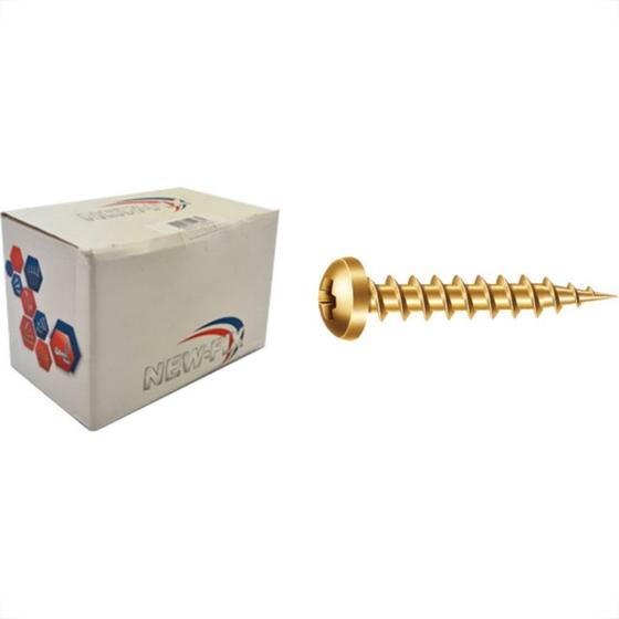 Imagem de Parafuso New Fix Chip Pan 3,0 X 10 - Kit C/5 Centos