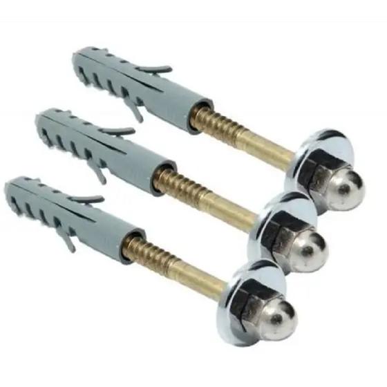 Imagem de Parafuso P/a Fixar Vaso Lav.e Col.C/bucha 10 Kit Com 5 Pcs Cod.762