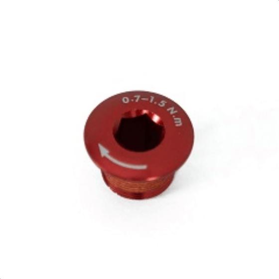 Imagem de Parafuso P/pedivela Integrado 15mm Alum. Vermelho