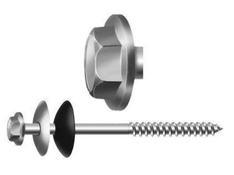 Imagem de Parafuso para Telha com Vedação Sextavado 5/16 x 110 Caixa com 100 Unidades - Ciser Diversos