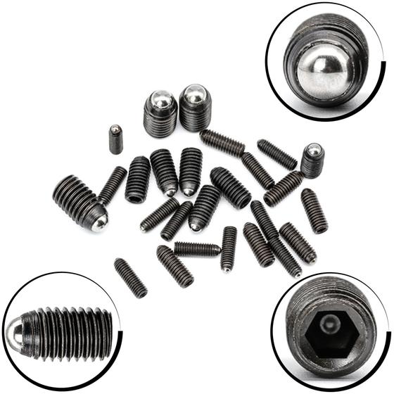 Cl 1045 Parafuso Posicionador M12 x 25 mm kit com 10 peças - Aço Carbono 1045 ...