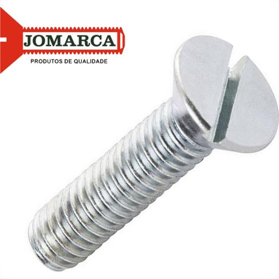 Imagem de Parafuso Rosca Maquina Chata Fenda Jomarca   5/32 X 7/8'' - Kit C/5 Centos