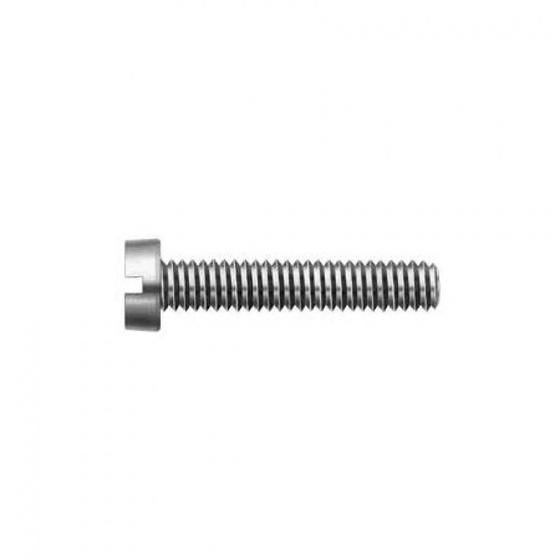 Imagem de Parafuso Rosca Máquina com Cabeça Cilíndrica e com Fenda Simples - 4,0x 25MM nac - Ciser ou Belenus
