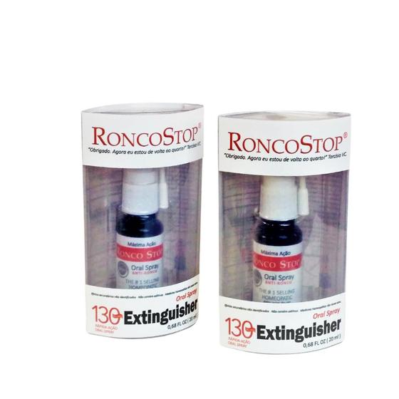 Imagem de Pare de Roncar com  RONCO STOP - Kit Com 2un. - Agora no Brasil , o spray homeopático mais vendido nos EUA 