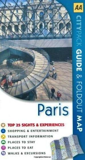 Imagem de Paris - Aa City Pack Guide With Foldout Map - Aa Publishing