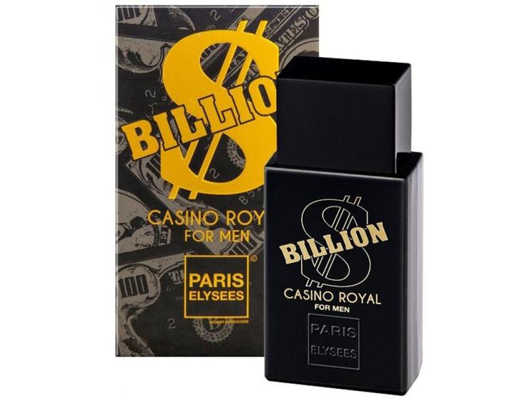 Paris Elysees Billion Casino Royal Perfume - Masculino Eau de Toilette 100ml Menor preço em Paris Elysees Billion Casino Royal Perfume - Masculino Eau de Toilette 100ml