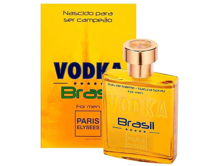 Imagem de Paris Elysees Vodka Brasil Yellow Perfume - Masculino Eau de Toilette 100ml