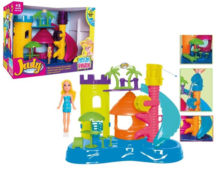 Imagem de Parque aquático da Judy Playset Park Aquatico boneca e acessorios Samba Toys