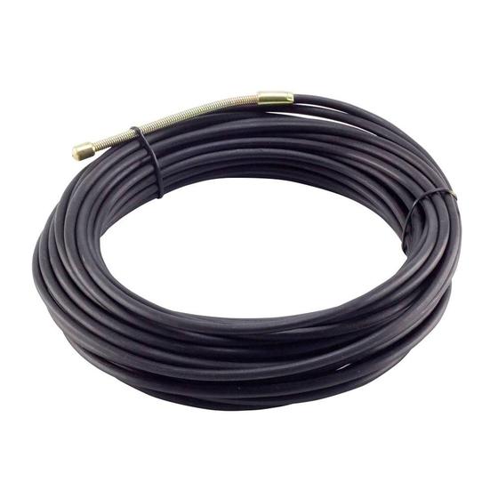 Imagem de Passa Fio com Alma de Aço 30 Metros Preto - Force Line