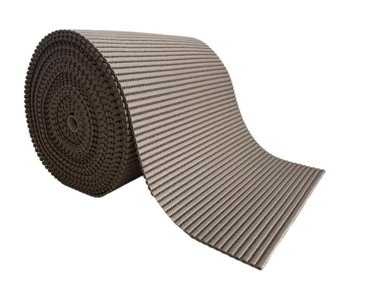 Imagem de Passadeira Cozinha Emborrachada Antiderrapante 1,5mt X 65cm Marrom