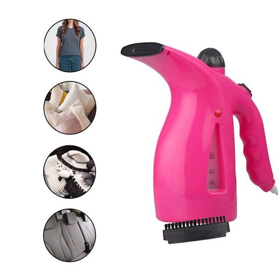 Passadeira de Roupa a Vapor Portátil 4IN1 Pink 300ml - 110v. Menor preço em Passadeira de Roupa a Vapor Portátil 4IN1 Pink 300ml - 110v.