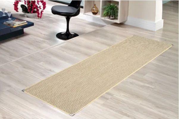 Passadeira trilho tapete 0,66x2,30 sisal sem pelo 100% antiderrapante sala corredor sislle lancer Menor preço em Passadeira trilho tapete 0,66x2,30 sisal sem pelo 100% antiderrapante sala corredor sislle lancer