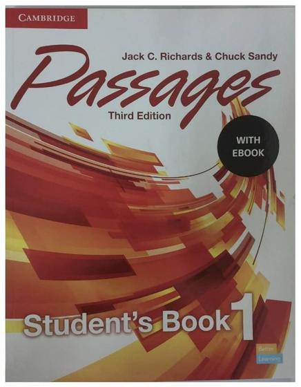 Imagem de Passages 1 Sb With Ebook 3ed