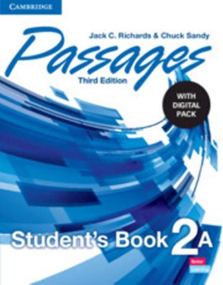 Imagem de Passages 2A Sb With Digital Pack - 3Rd Ed - CAMBRIDGE UNIVERSITY