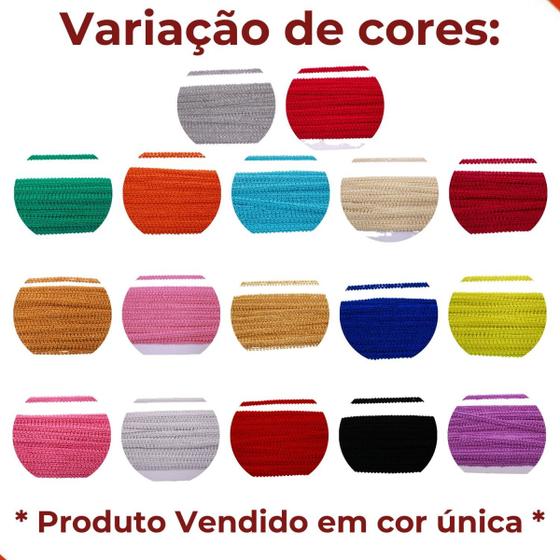 Imagem de Passamanaria trançado 9mm em poliester com 10 metros