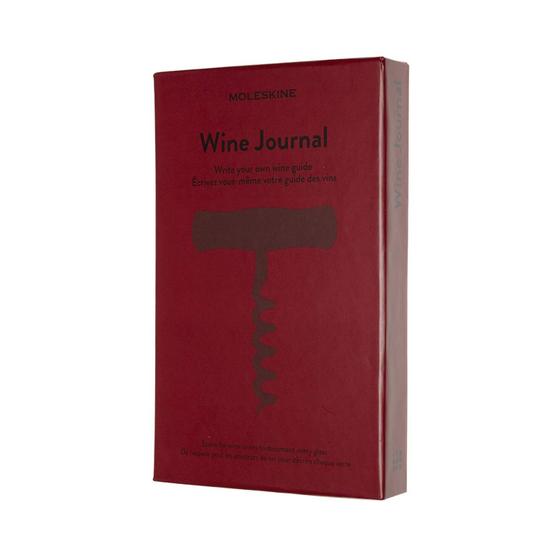 Imagem de Passion Journal Moleskine Wine, capa dura, vermelho bordeaux, 400p