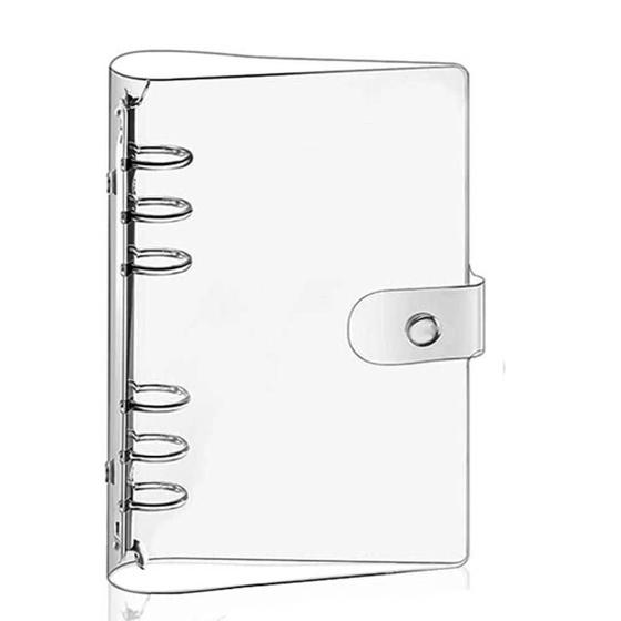 Imagem de Pasta A6 com 41 Peças de PVC à Prova D'Água - Caderno de Argolas com 6 Argolas