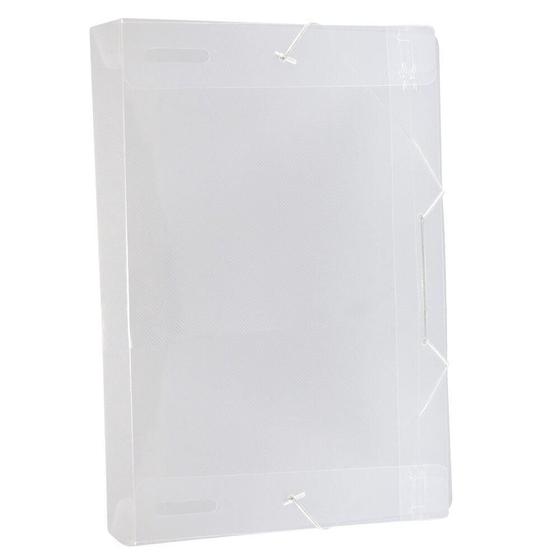 Imagem de Pasta Aba Elástica Ofício 55Mm Transparente 505Pp-Tr - Dac